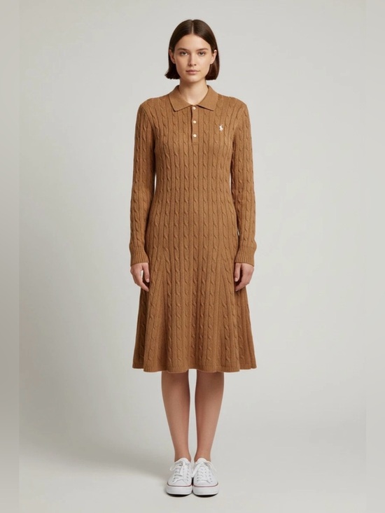 Polo Ralph Lauren Dresses & Skirts - Polo Ralph Lauren Cable Knit Sweater Dress (NWOT)